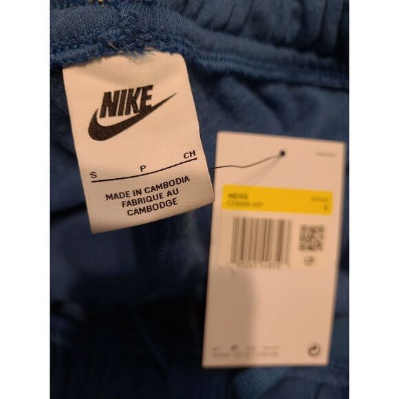 Nike Sportswear Fleece Cargo Shorts Blue Pockets Mens Size Small CZ9956-407 NWT - Picture 9 of 10